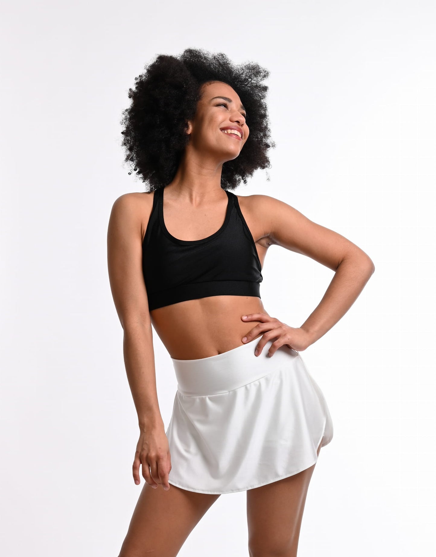 Jupe Samba BLANC