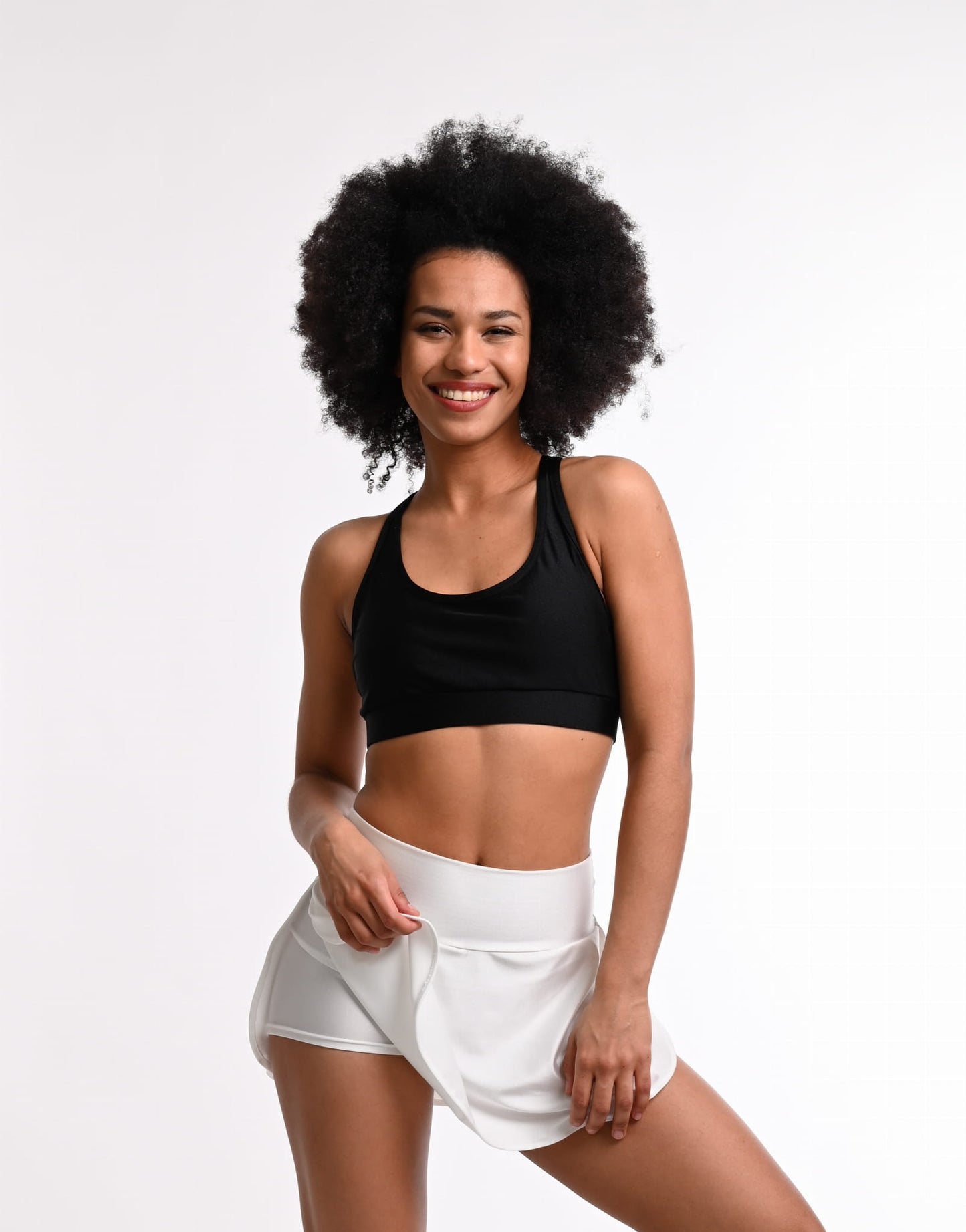 Jupe Samba BLANC