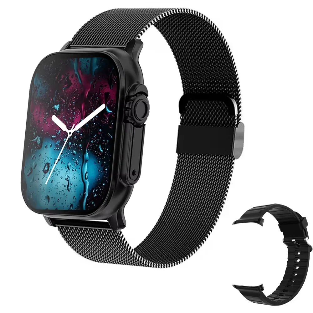 Smart Watch Bluetooth Talk Smartwatch Message Alert Heart Rate Monitor Sports Watch for Android IOS Men Women