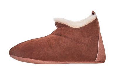 Buty ze skóry owczej – Brązowe | Handmade Sheepskin Boots
