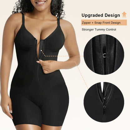SHAPERX Modelujący Gorset Zip z Kontrolą Brzucha | Body Shaper Corset