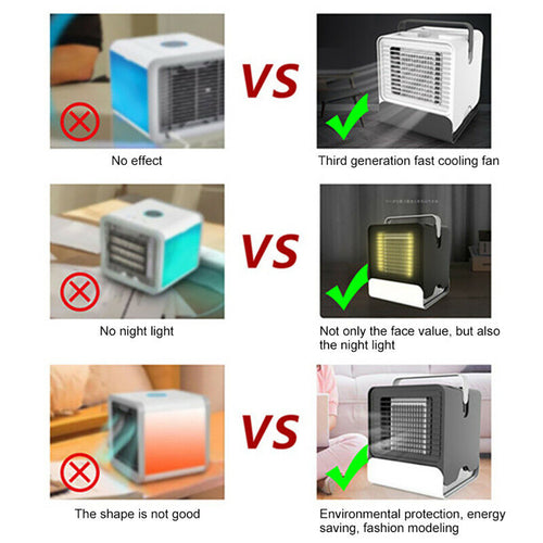Mini ventilateur de climatisation USB à ions négatifs