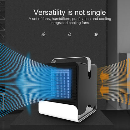Przenośny wentylator USB z jonizatorem powietrza | Personal Air Purifier Fan