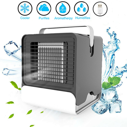 Przenośny wentylator USB z jonizatorem powietrza | Personal Air Purifier Fan