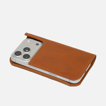 Skórzany portfel MagSafe – Buffle | Textured Buffalo Leather Wallet