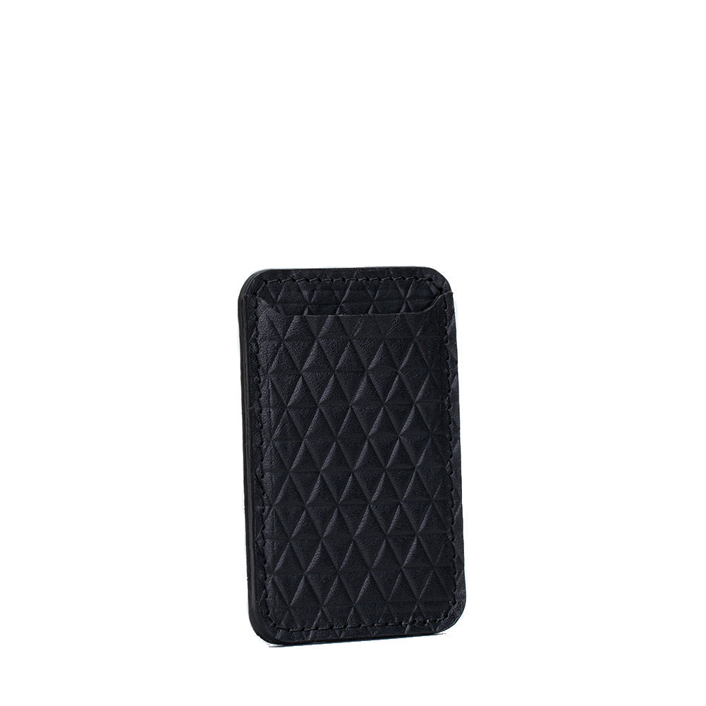 Portefeuille en cuir compatible MagSafe - Diamants
