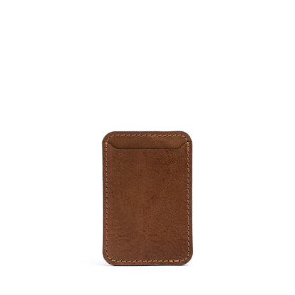 Skórzany portfel MagSafe Full-Grain – Classic | Leather MagSafe Wallet