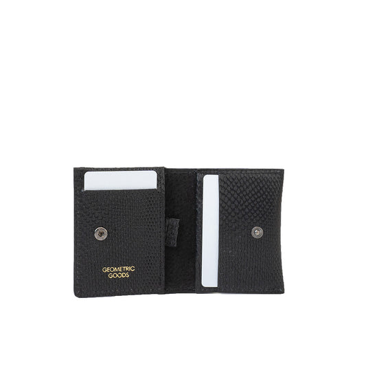 Porte-cartes en cuir pour AirTag - Minimaliste 5.0 (Imprimé serpent)