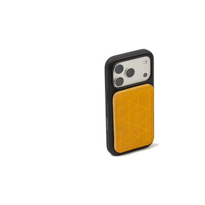 Skórzany portfel MagSafe – The Minimalist z grawerem | Personalized Leather Wallet