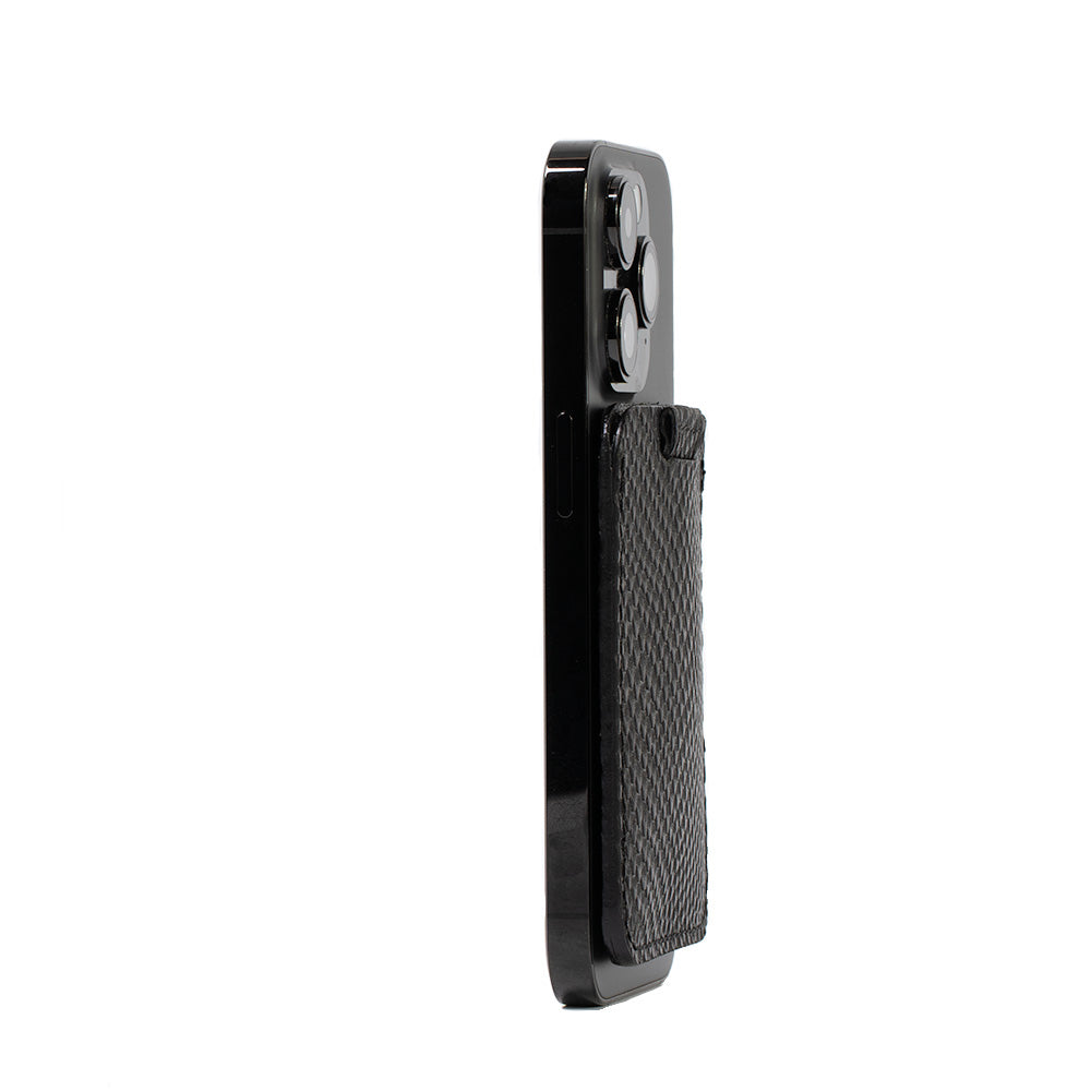 Portefeuille en cuir compatible MagSafe - 6 cartes
