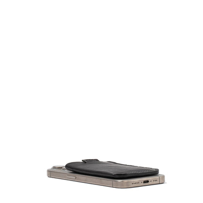 Skórzany portfel MagSafe Full-Grain – Geometric Net | Premium Leather Wallet
