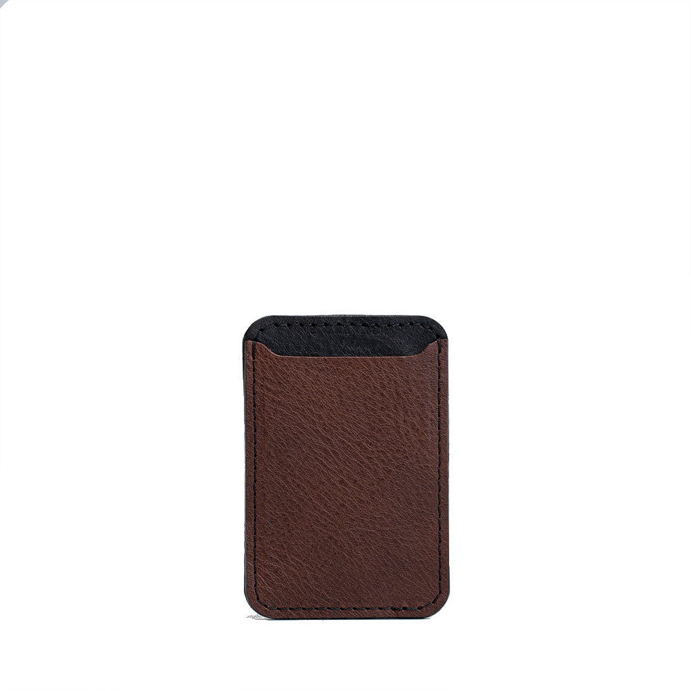 Porte-cartes en cuir compatible MagSafe – Deux couleurs