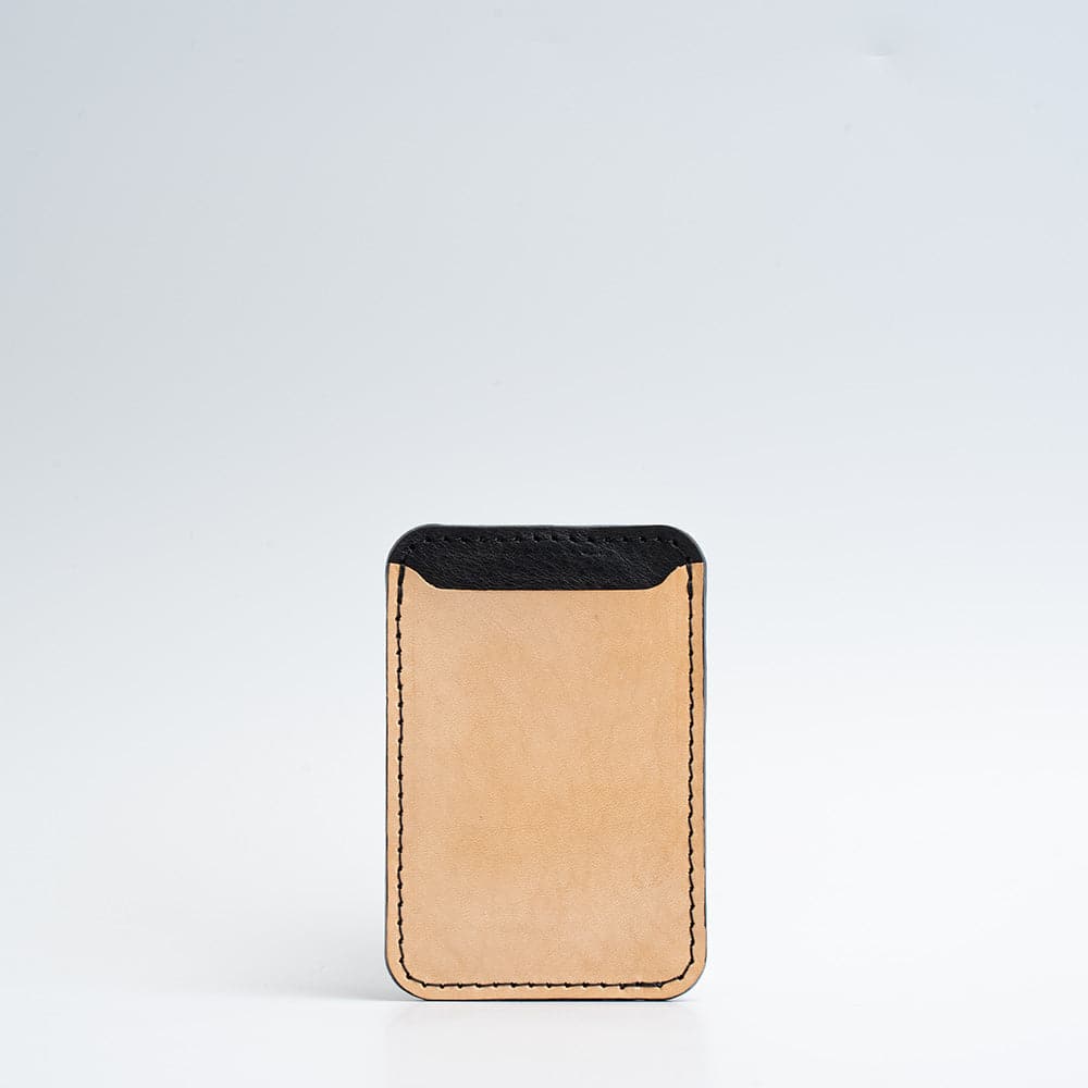 Porte-cartes en cuir compatible MagSafe – Deux couleurs