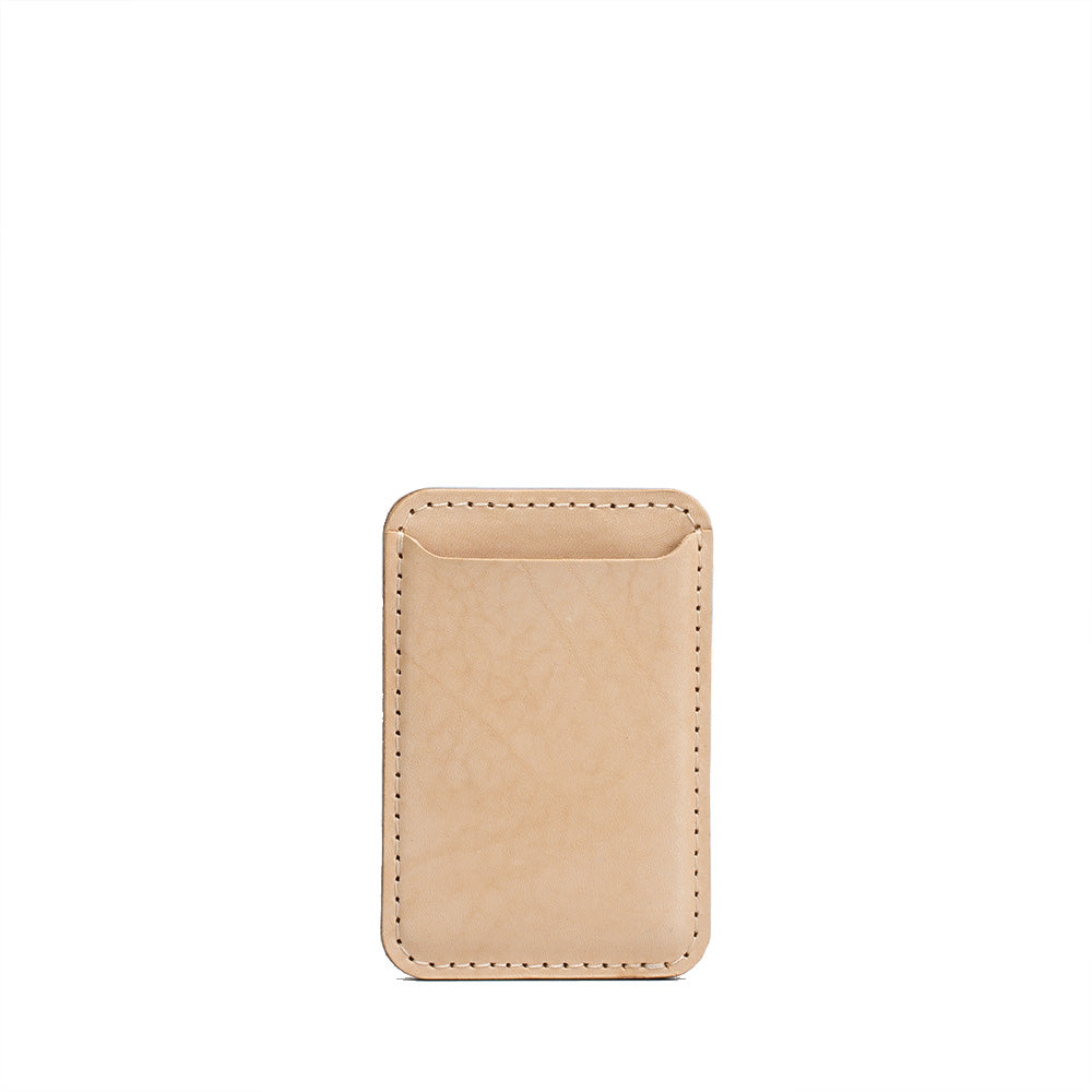 Portefeuille en cuir pleine fleur compatible MagSafe – Classique